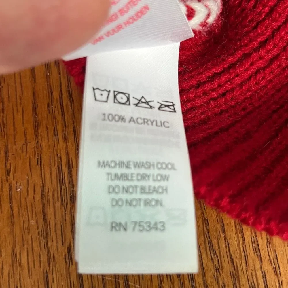 Telluride Clothing Company Knit Dog Sweater Fair Isle w/ Reindeer Medium